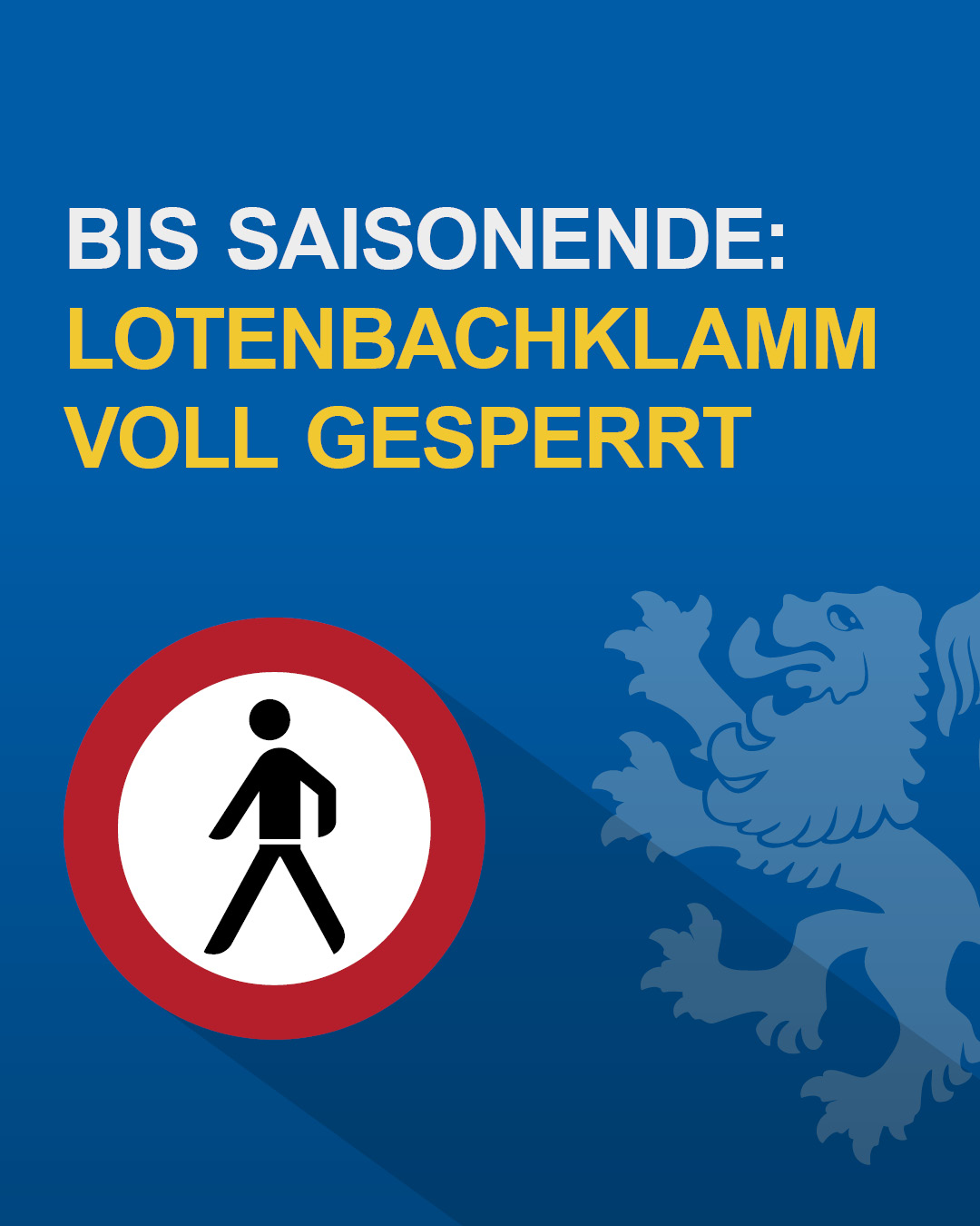 Infografik mit einem Schild 